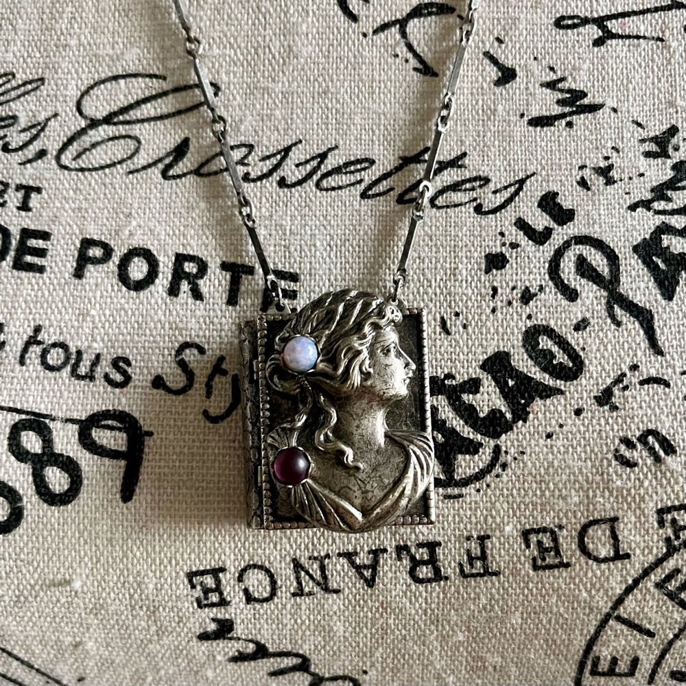 Raelinda Woad Miniature Book Locket Necklace